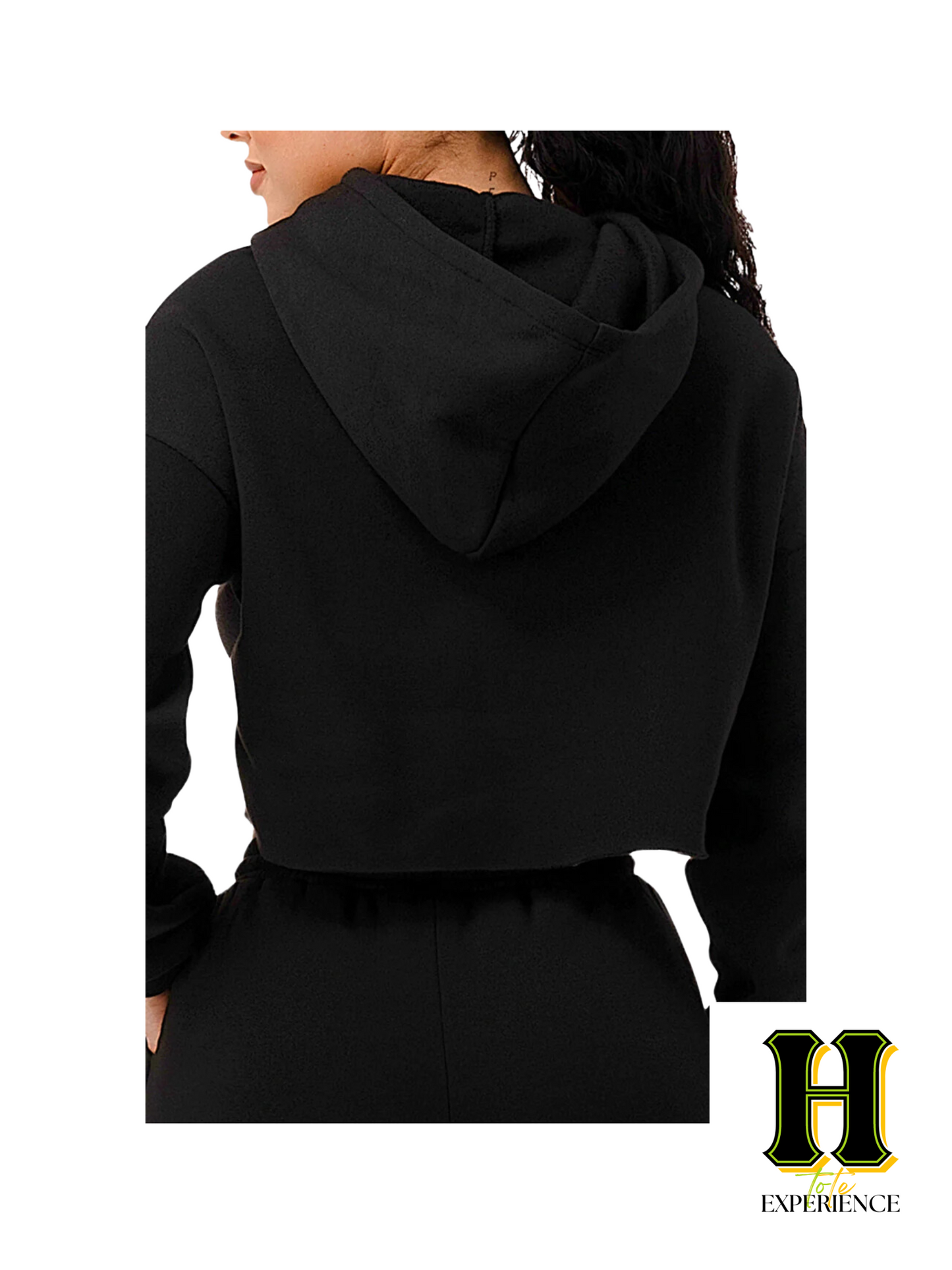 Cropped Hoodie Two-Piece Jogger Set | Head to Tote Experience