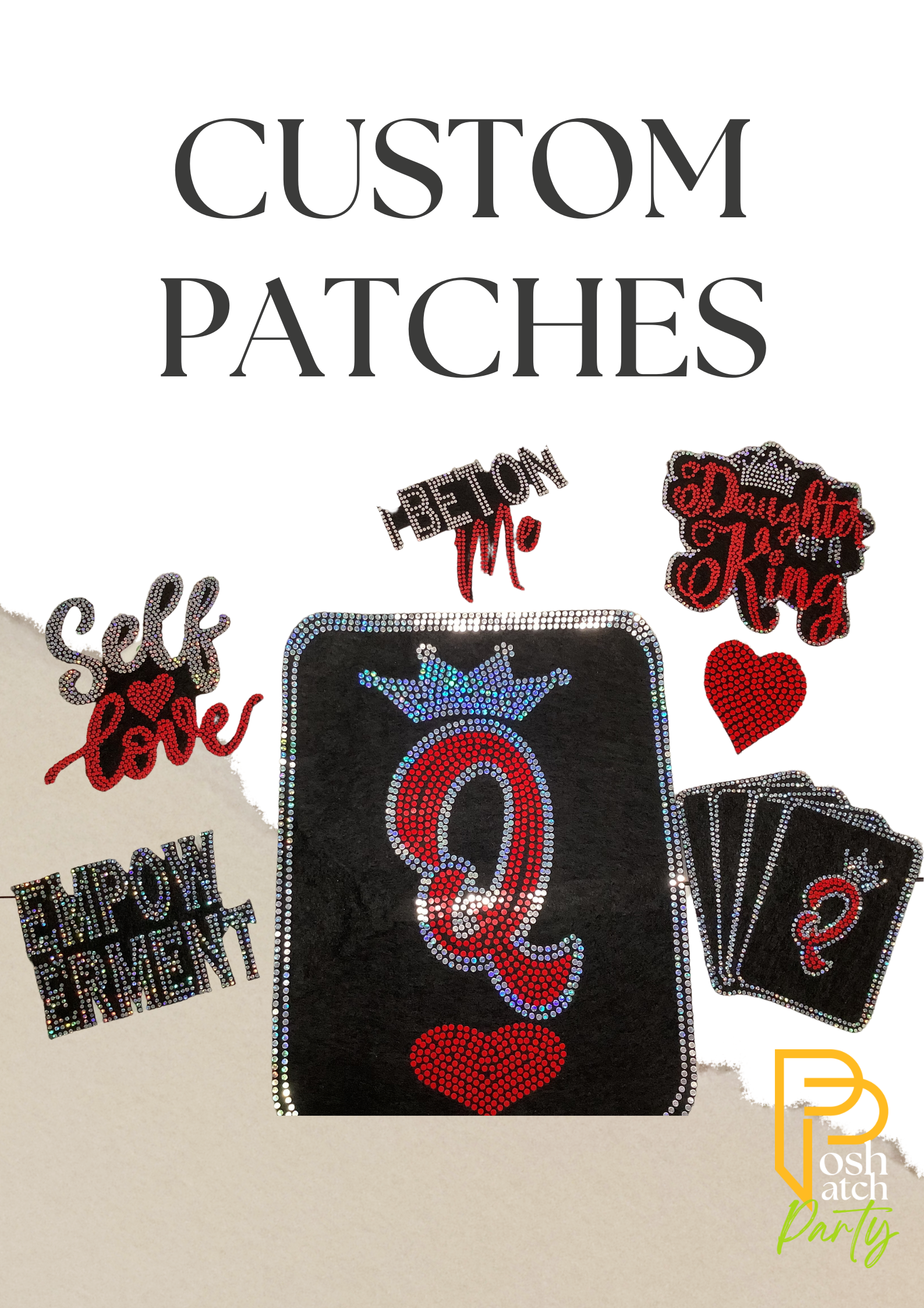 Custom Bling Jacket and Patch Set| Head to Tote Experience