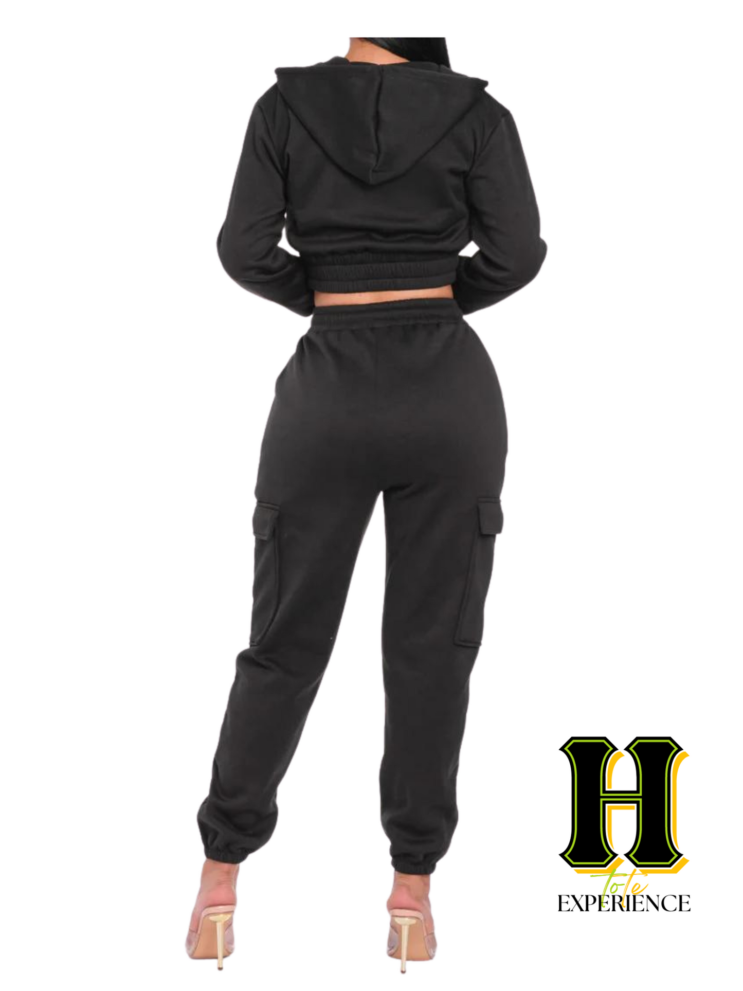 Cropped Two-Piece Cargo Jogger Set | Head to Tote Experience