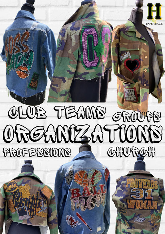 DIY Custom Bling Jacket and 15 Patch Set| Head to Tote Experience