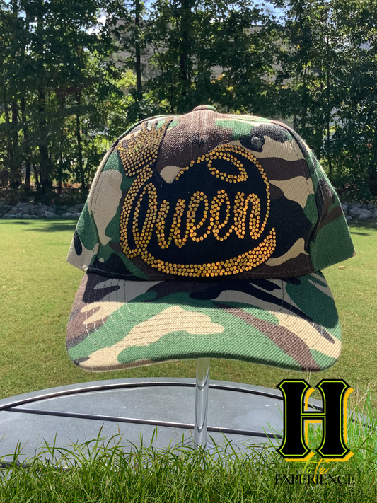 Queen Bling Camo Hat  | Head to Tote Experience